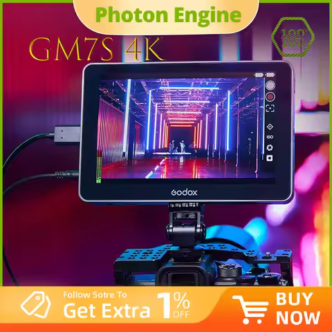 Godox GM7S 4K 7 inch Ultra High Definition Camera DSLR Display 3D LUT Touch Screen Video Live Displa