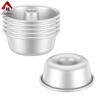 6Pcs Pound Cake Pan Nonstick Tube Cake Pan Pound Cake Mould Anodized Surface Angel Food Cake Pan for