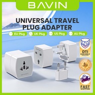 BAVIN PC2103A Universal Travel Plug Adapter Compatible w/ EU UK US AU Sockets for Worldwide Use