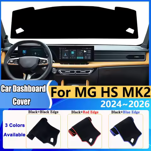 Car Dashboard Cover Dash Mat for MG HS AS23 MK2 2024 2025 2026 EHS Sunscreen Pad Anti-slip Cushion A