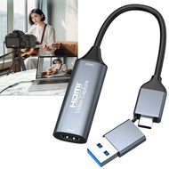 4K HDMI To TypeC USB 2.0 Video Capture Card 1080P Audio Video Grabber Game Live Streaming Recording 