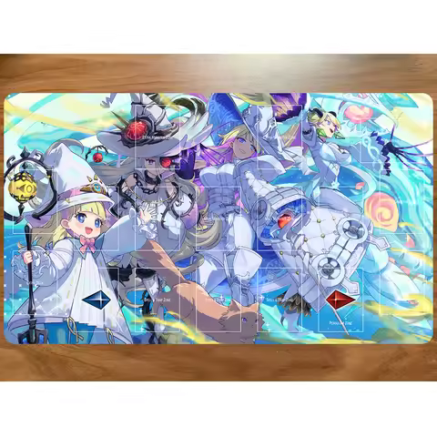 Yu-Gi-Oh Playmat Risette Asteria of the White Woods Diabellze of the Original Sin Game Mat YGO KMC T