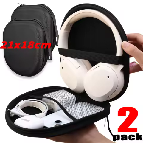 Universal Headphone Carrying Case Hard EVA Storage Bag Earphone Protective Pouch for Sony WH-CH720N 