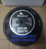 Broadway 15" Speaker SW15-800 Subwoofer 800watts