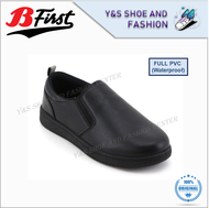 (BEST SELLER🔥) BATA B-FIRST Unisex Slip On Black School Shoes | Kasut Sekolah Hitam BATA 589-6809