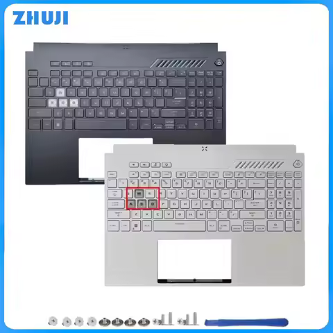 New Keyboard Palmrest Upper Top Case with US Backlit For TUF Gaming FX507 FA507 FX517 A15 F15 Keyboa