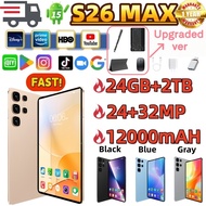 S26 MAX 11.6"Tablet Android 15,24+32MP Dual Camera,12000mAh Battery,Free Accessories (Keyboard, Mous