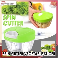 Nicer Dicer SPIN CUTTER Manual Vegetable Chopper Kitchen Speedy Chopper Garlic