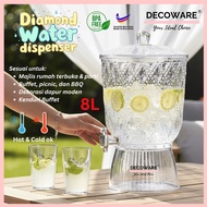 ECOWARE 8L Diamond Water Dispenser with cup/ Balang Air BPA Free/ Dispenser Air Crystal Diamond/ Bal