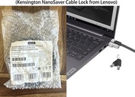 全新 Lenovo 原廠 Kensington NanoSaver 筆電鎖 (附鑰匙)