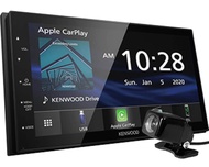 Kenwood DMX4707S Digital Multimedia Receiver Bundled with (1) Bullet Style Backup Camera (Renewed)