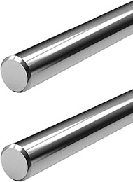 2Pcs 8mm x 1000mm Linear Rod, Coavoo Diameter 8mm Case Hardened Chrome Plated Smooth Linear Motion R