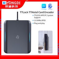 TTHotel Card Encoder for USB Hotel Lock System 13.56Mhz IC M1 Card Reader Writer TTLock APP Pengekod
