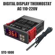 2 ใน 1 เทอร์โมสตัท DIY STC-3028 ควบคุมความชื้นอุณหภูมิ เครื่องควบคุมความชื้น AC110-220V 10A คู่จอแสด