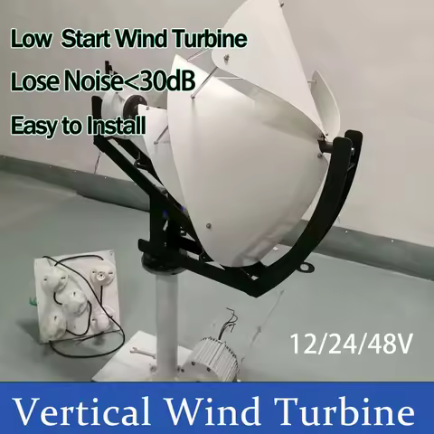 Fast Delivery 3KW 48v 96v 3Phase AC Electrical Horizontal Wind Turbine Generator With Hybrid Control