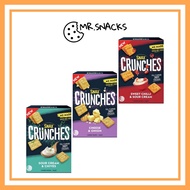 Snax Crunches Crackers 160g - Chicken / Sour Cream Chives / Cheese Onion / Sweet Chili Sour Cream