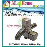 BLITON Two Way Bib Tap Bathroom Tap (Brass Ceramic Valve) B2002S