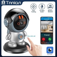 【In stock】Tnnian 3MP Robot Wireless Wifi IP CCTV Camera Mini PTZ Home Security Camera AI Auto Tracki