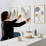 HOT DEALS Ready stock Epic Finds WallDecor Iron Wall Decoration Metal Frame Ginko Leaf Ginko