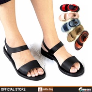 [Official] Amkha Shop - Sandal Flat Wanita, Sandal Camou Wanita Terbaru Sandal Selop Sandal Tali Ful