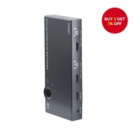 KVM HDMI Switch  2 In 1 Out 4K 60Hz USB Swltch Splitter Box HUB