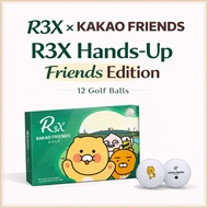 [Kakao Friends] Golf R3X Hands Up Friends Edition Golf Balls (12 Balls)