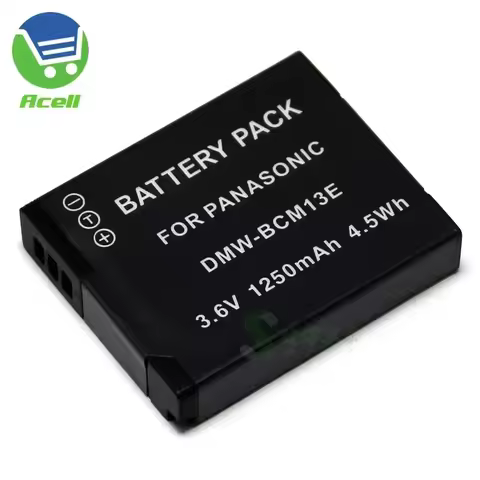 DMW-BCM13E/PP/GK 1250mAh Replace Battery for Panasonic DMC-TZ37 TZ40 TZ41 TZ55 TZ56 TZ57 TZ58 TZ60 T