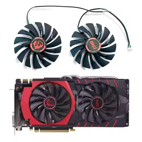 Brand new 95MM PLD10010S12HH 4PIN R9 380 390 GPU fan for MSI Radeon R9 390 R9 380 R7 370 RX 470 gami