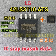 LG 42LS3110.ATS IC 25Q16 + 24C64 EEPROM / BIOS / FIRMWARE 42LS3110-TB / 42LS3110