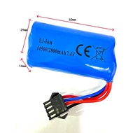 Li-ion 14500 7.4v 2800mAh with sm-4pin Battery Rechargeable for rc car / truck
