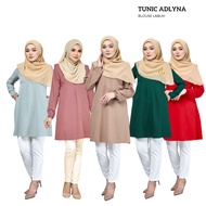 Busanaaliman BLOUSE MUSLIMAH TUNIC ADLYNA BLOUSE Stock LABUH