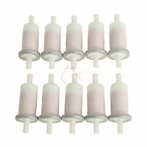 Motorcycle Fuel Filter 3/8" 10mm Fuel Line For Kawasaki Yamaha Suzuki Polaris Honda CBR600 1000 F VT