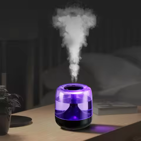 Humidifier Small super fog spray household aromatherapy machine Ambient light mute mini humidifier f