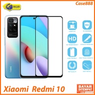 CASE888 Tempered Glass 5D 6D 9D 21D Xiaomi Redmi 10 Full Coverage Ultra HD - BLACK