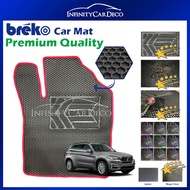 Breko Hexagon High Quality Car Floor Mat and Carpet Compatible With BMW X5 F15 (5 Seaters)