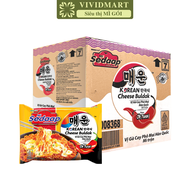 [THÙNG 30-40 GÓI] - SEDAAP - Mì Sedaap 9 vị: gà cay Hàn Quốc gà không cay vị mì xào sa tế tôm cay vị