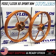 💯🔥 100% Original Enkei Hylos FG505 505 Sport Rim Set Orange 140/160-17 YAMAHA LC135 5S 135LC LC5S Y125Z 125Z 125ZR Y125