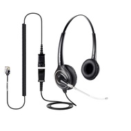 RJ9 Plug Headset with Replaceable Voice Tube Microphone for ONLY CISCO IP Phone 7821 7841 7861 8841 7940 7961 9961 Etc