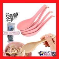 4PCS Soup Spoon Scoop