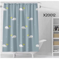 200x200cm shower curtain Bathroom curtain made of thick, waterproof, opaque peva material