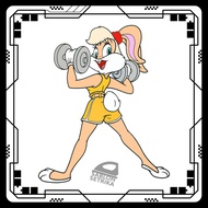 SABLON SETRIKA SABLON DTF TEMA LOLA BUNNY