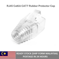 RJ45 Cat6A  CAT7 Rubber Protector Cap/Network Lan Cable Protector Rubber Cap Connector Plug Covers C