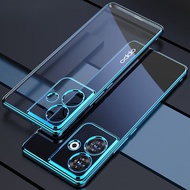 For OPPO Reno11 F 5G / OPPO Reno 11 / OPPO Reno 11 Pro Clear Shockproof Luxury Electroplating Mobile Phone Case All-inclusive Edge Anti-fall Soft Shell