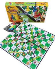 SNAKE &amp; LADDERS เกมบันไดงู เล่นสนุก กระดานแม่เหล็ก