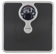Salter 484 SBFEU16 mechanical bathroom scale with magnifying glass, maximum capacity 133 kg, compact