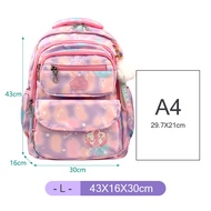 LJMOFA School Bags for Student Girls Big Capacity School Backpack travel Book Bag Girls Burden Reduc