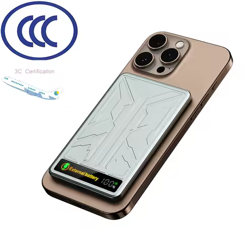 CCC 3C Magsafe Power Bank 5000mAh Magnetic Wireless Phone Charger External Battery 20W Fast Charging