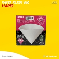 Bleach V60 02 Hario Paper Filter contains 40 - Coffee Paper