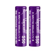 Original VapCell INR 21700 Battery 5000mAh 15A 3.6V Rechargeable Batteries LG Sony Samsung for Elect