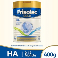 Frisolac Gold HA, 0 to 12 Months, 400g (Specialty Infant Baby Milk Formula for Newborn)